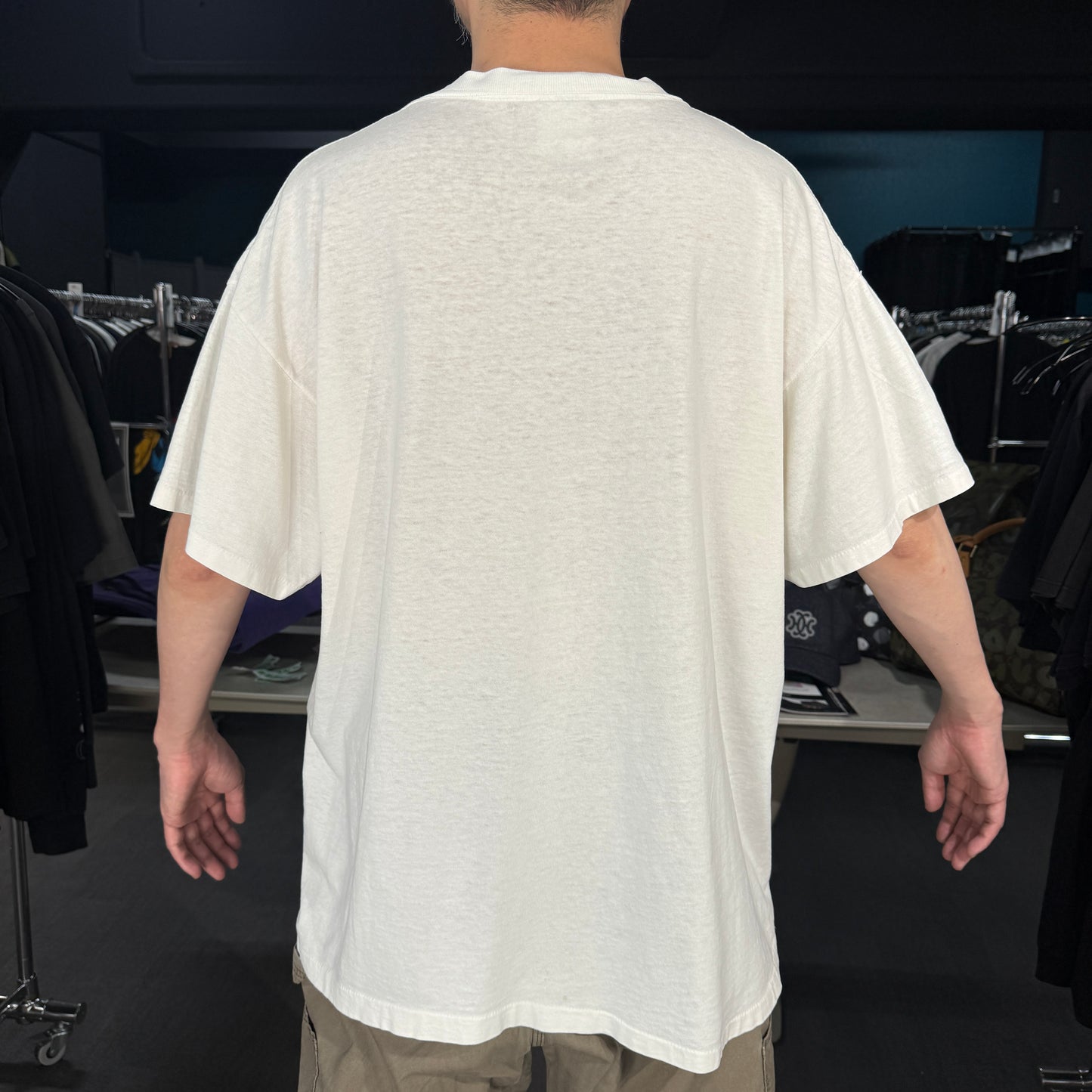【MICKEY MOUSE】ミッキーマウス Vintage Tシャツ White Body (タグ:ONEITA POWER / 50 Plus|USA製)XL