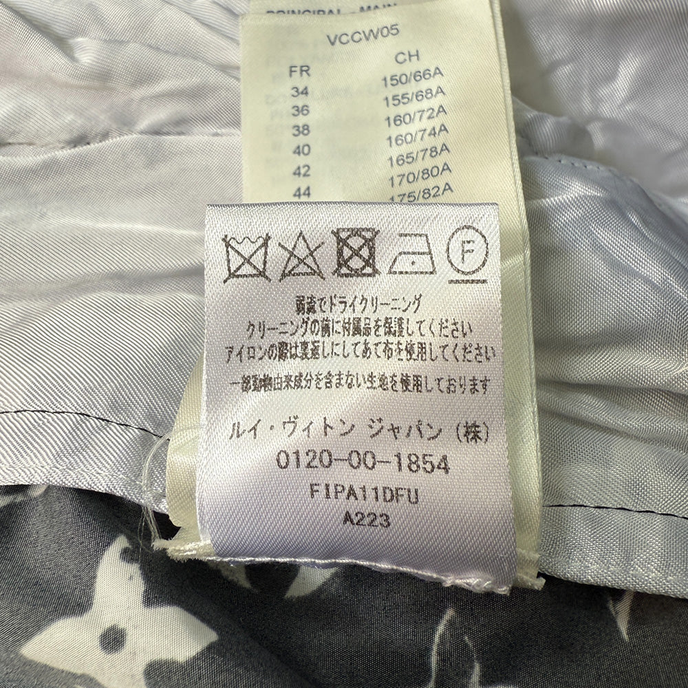 【LOUIS VUITTON】ルイヴィトン ステンシルエフェクトモノグラムジョギングパンツ サイズ34