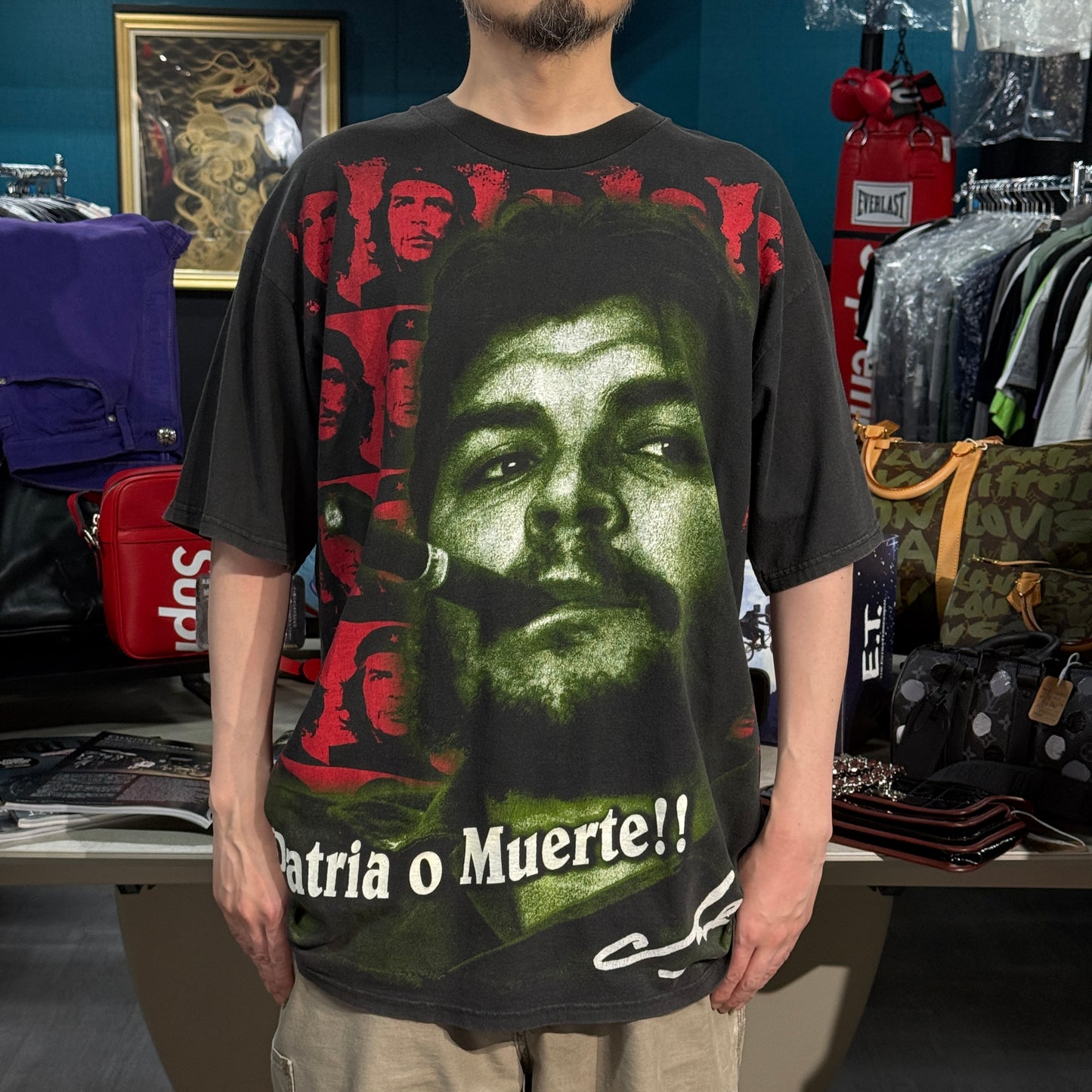 【CHE GUEVARA】チェ・ゲバラ “Patria o Muerte” Resurreccion(レサレクシオン)タグ 90s00sヴィンテージTシャツ