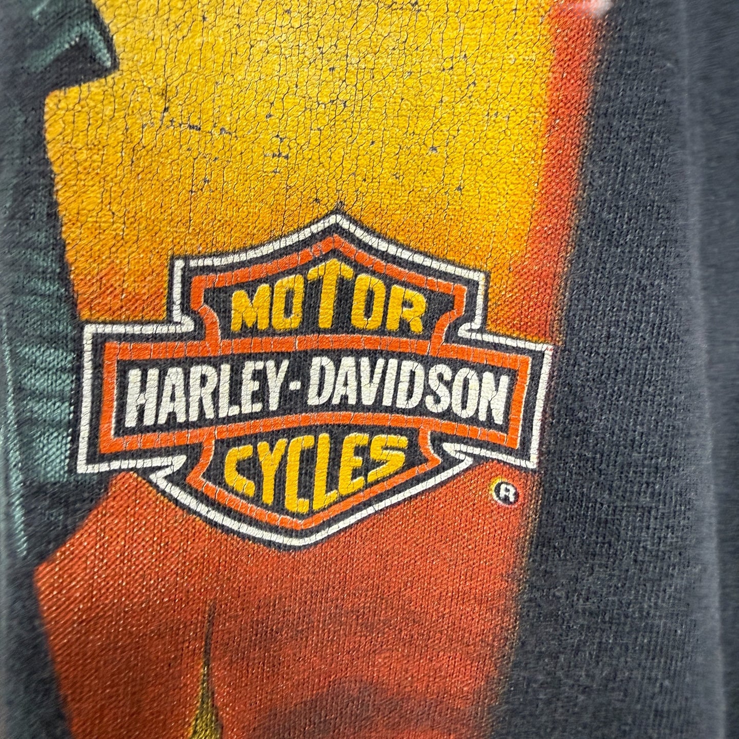 【HARLEY- DAVIDSON】ハーレー・ダビットソン “FREEDOM STARTS HERE” 90’s Vintage Tシャツ