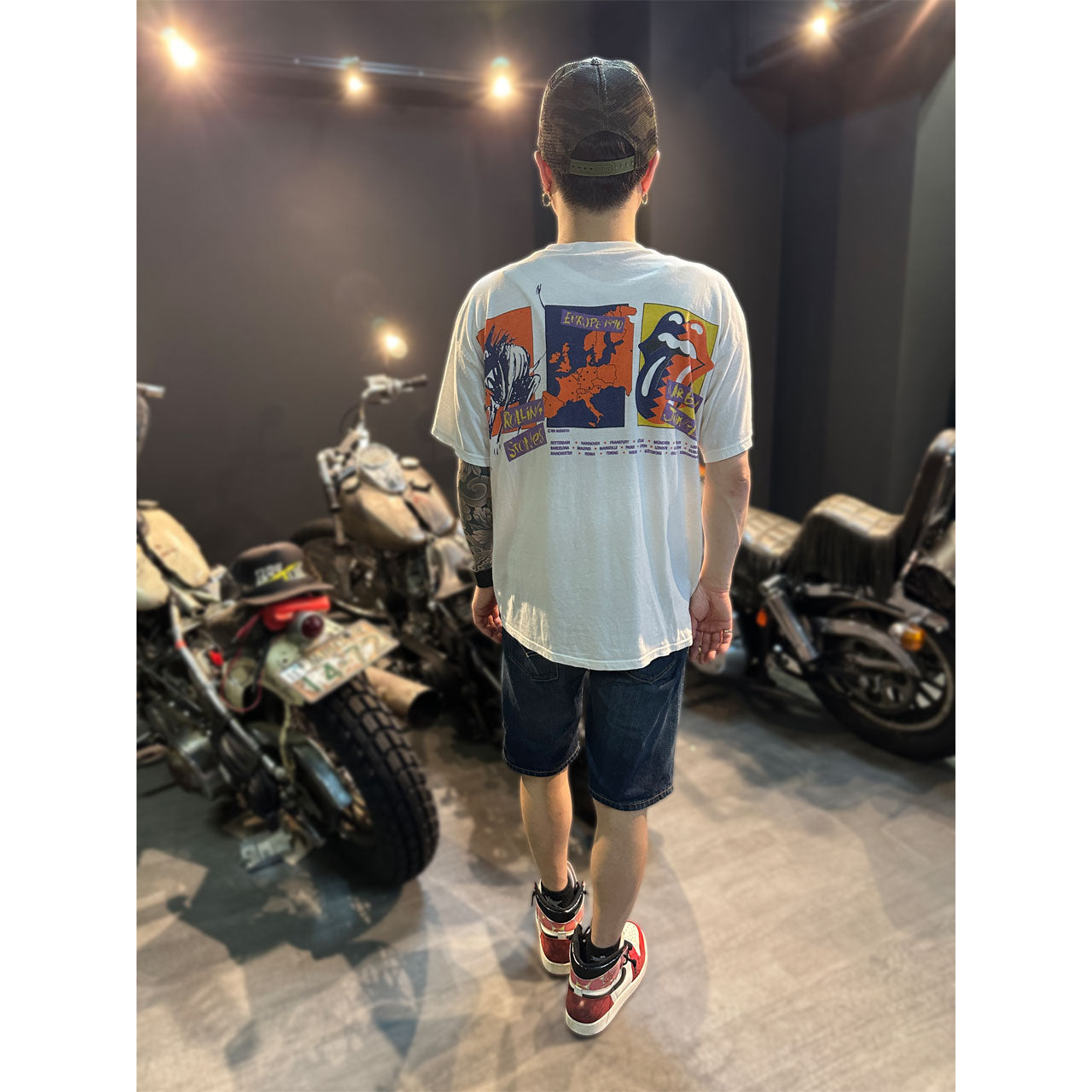 【THE ROLLING STONES】ローリングストーンズ 90's 欧州ツアー Tシャツ