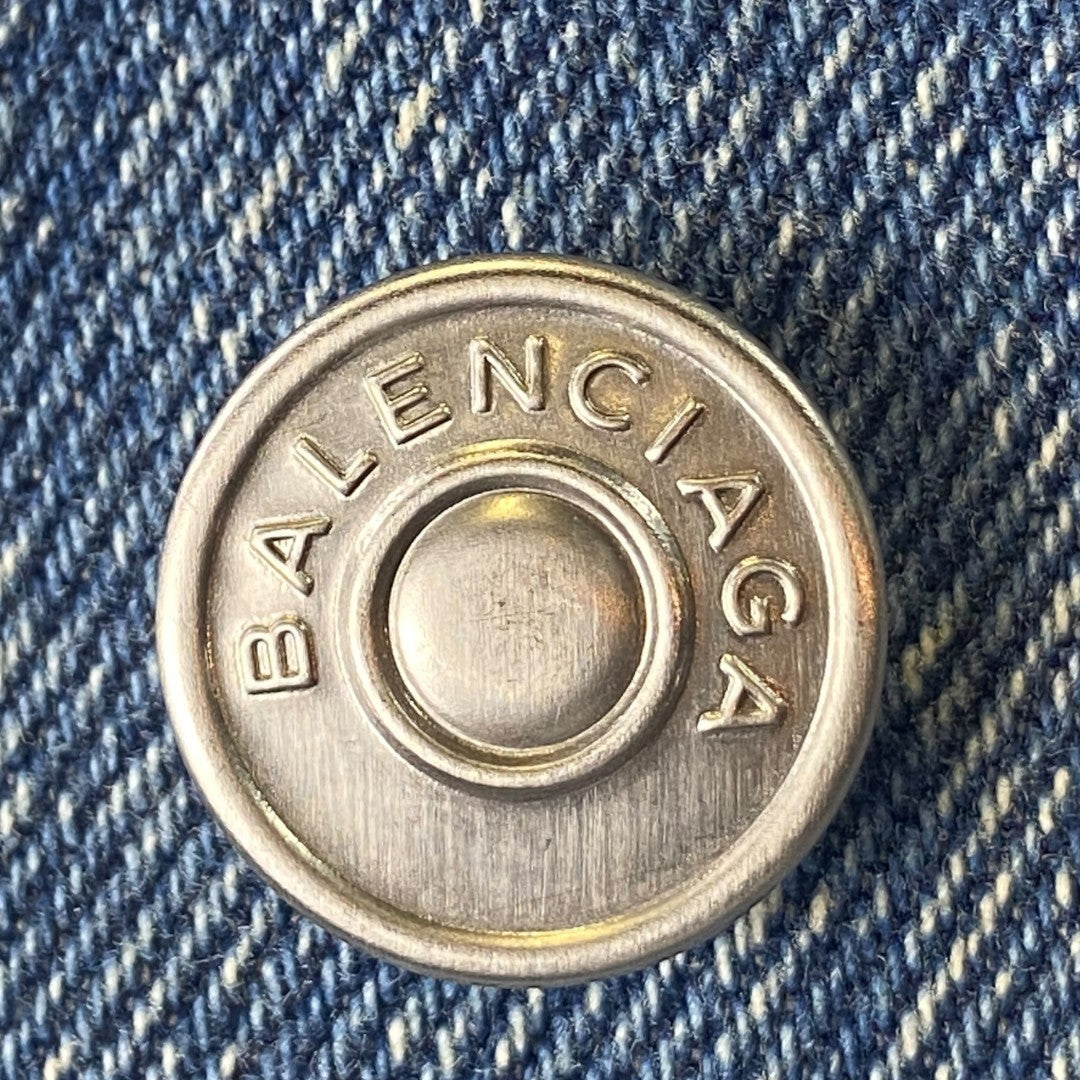 【BALENCIAGA】バレンシアガ USED加工 デニムジャケット