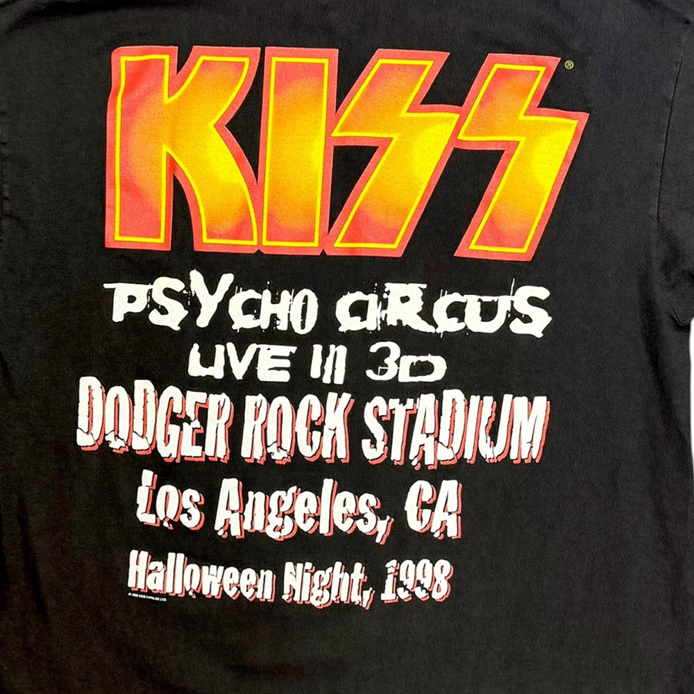 KISS Psycho Circus World Tour T-shirt, 90s Dodgers collabo, XL