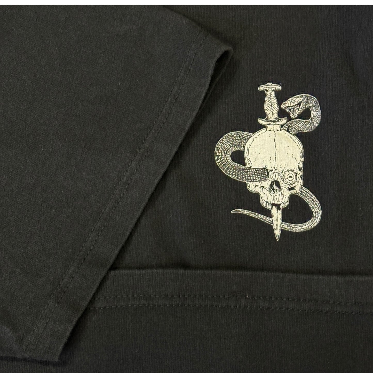 【INDEPENDENT】 インディペンデント Skull スカル Relic Vintage Tシャツ L