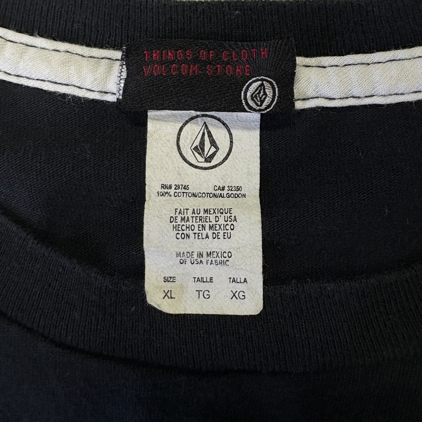 【VOLCOM】ボルコム "OLD VOLCOM" グラフィック Tシャツ XL