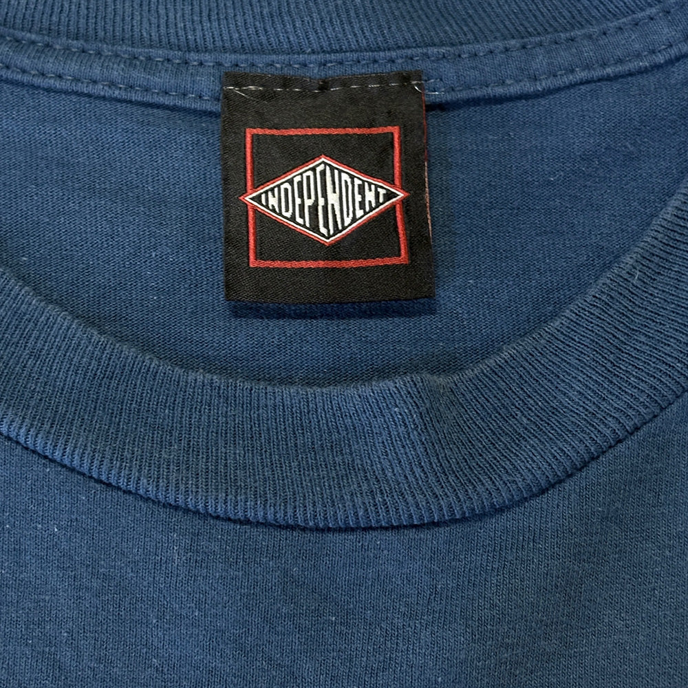 【INDEPENDENT】 インディペンデント Harbor Blue Tシャツ XL相当
