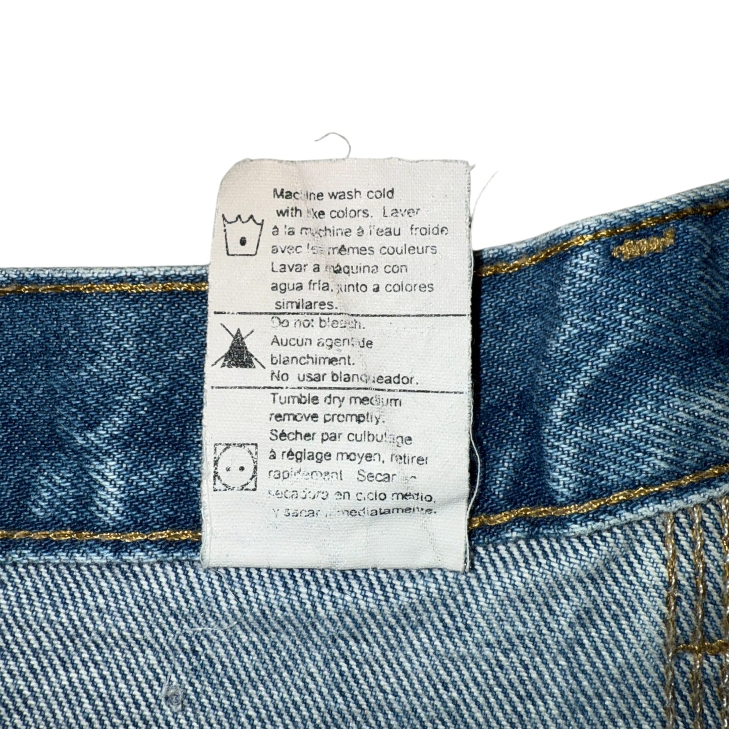 Carhartt Double Knee Double Front Logger Dungaree Denim Painter Pants, 34in.