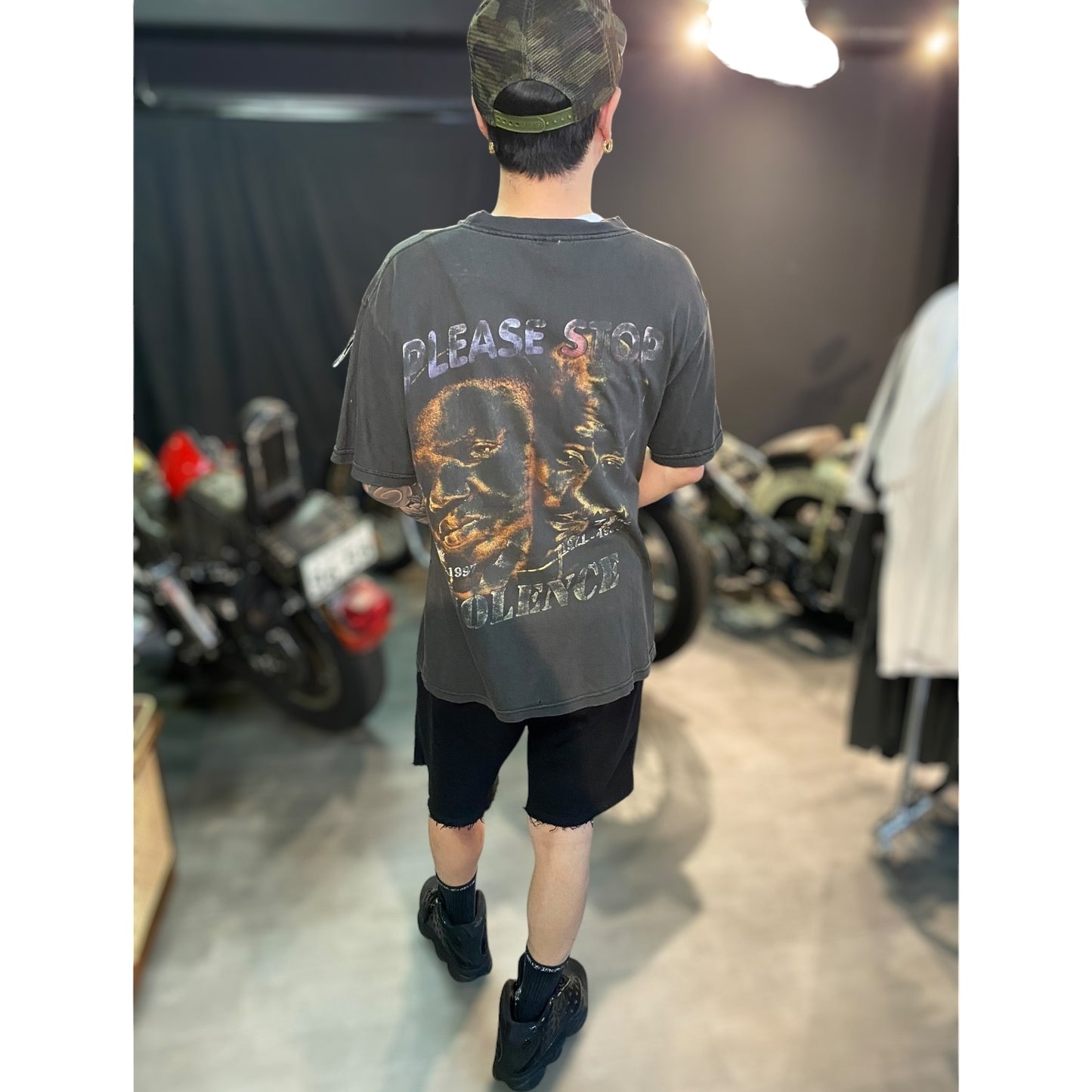 【2PAC & BIGGIE MEMORIAL】ノトーリアスビッグ 2パック RAP Tシャツ