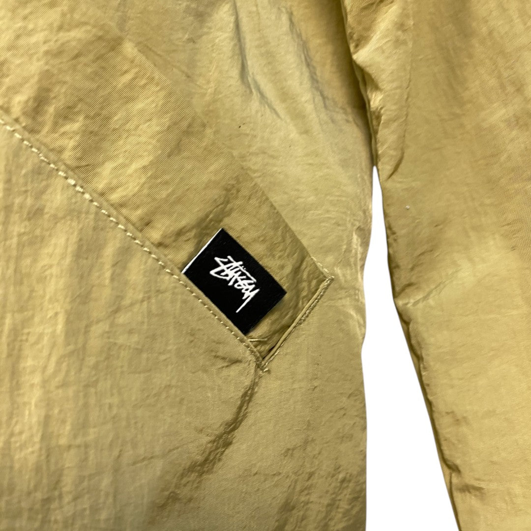 【STUSSY×No Vacancy Inn/】ナイロンコート/20aw/カーキ/Lサイズ