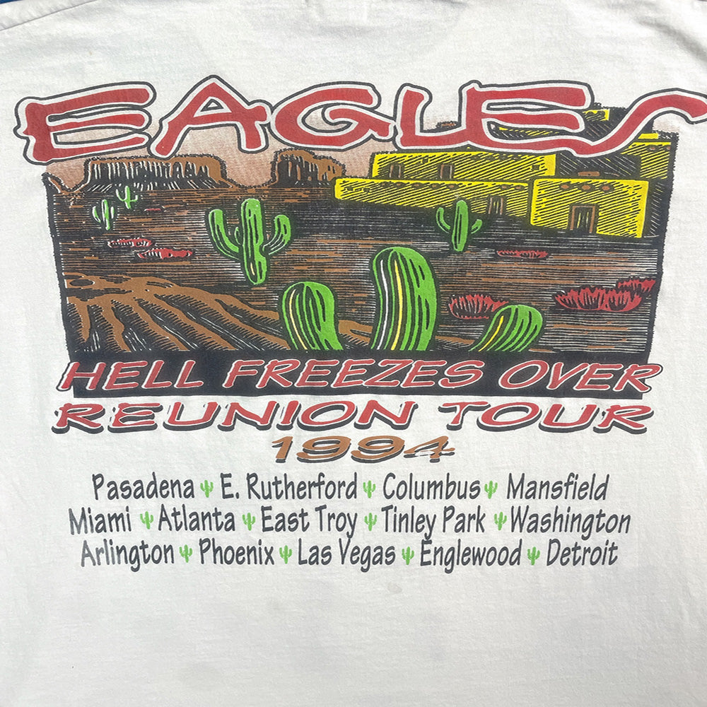 【EAGLES】イーグルス HELL FREEZES OVER REUNION TOUR 1994 Tシャツ XL
