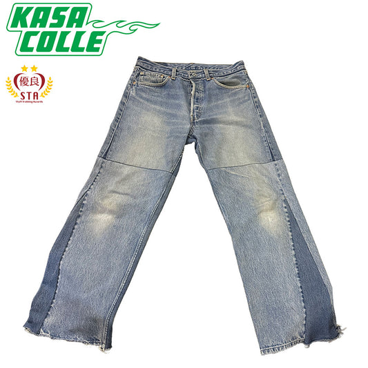READYMADE WIDE FLARE DENIM PANTS