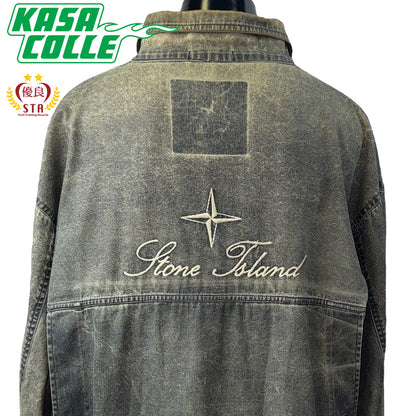 【STONE ISLAND】ストーンアイランド 80's Vintage セイルクロス カバーオール XL
