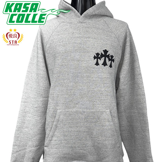[CHROME HEARTS] Chrome Hearts Cemetery Cross Pullover Hoodie XL