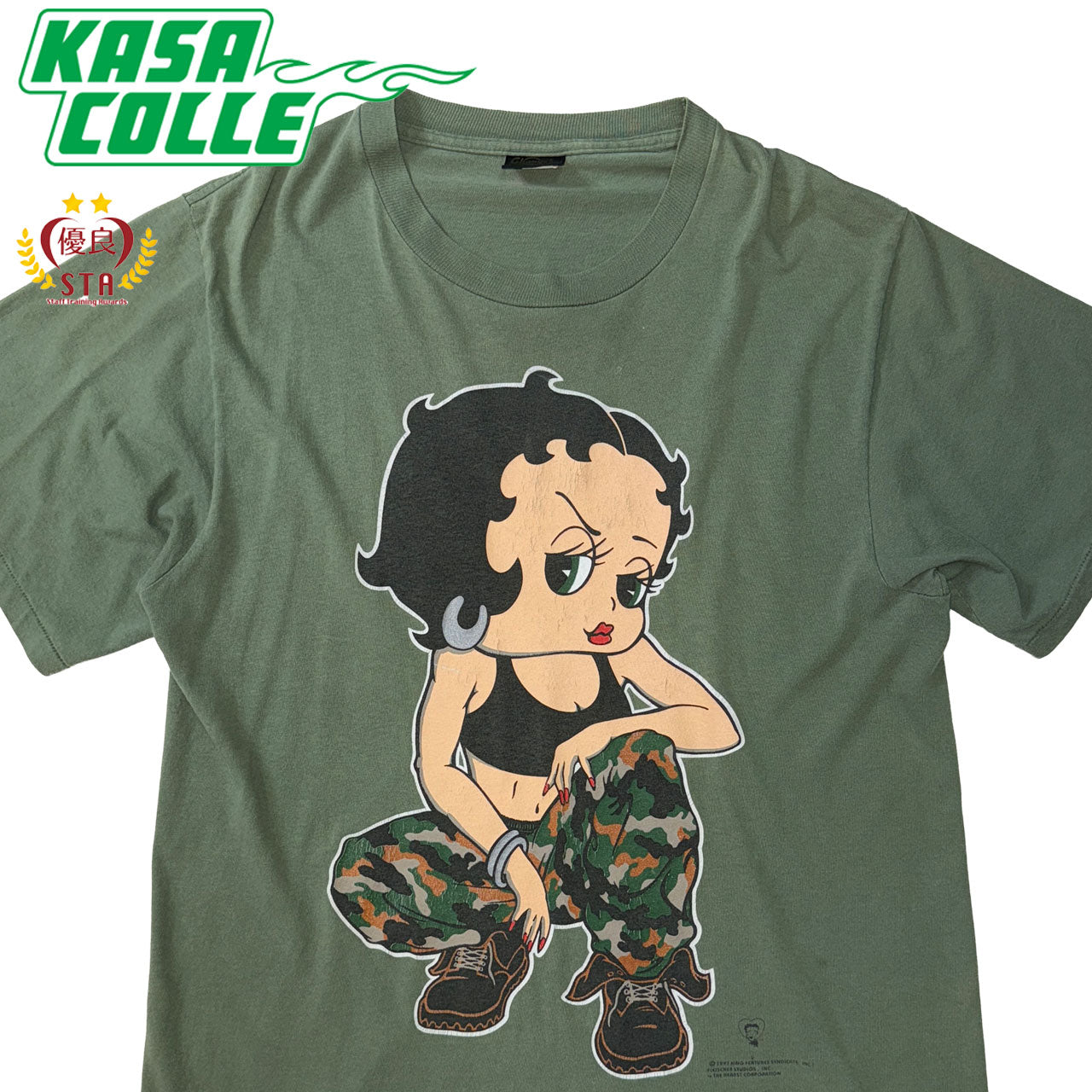 Betty Boop "GIRLS RULE!" 90's Vintage T-shirt, size XL