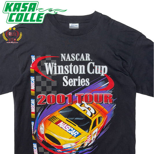 NASCAR "Winston Cup Series 2001 Tour" T-shirt, Size XL