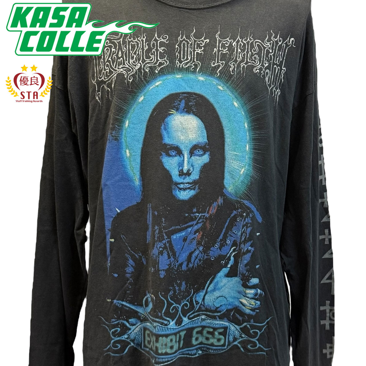 【CRADLE OF FILTH】クレイドルオブフィルス TWISTED FREAK OF NATURE  ロングTシャツ XL　Y2K