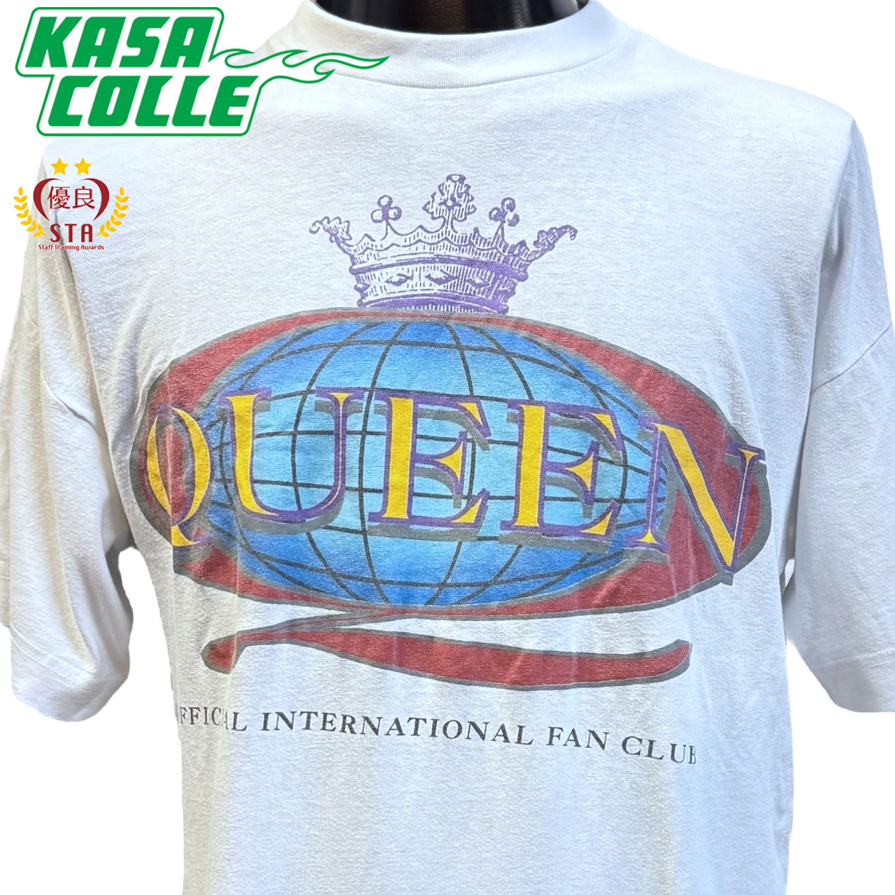 [QUEEN] Queen OFFICIAL INTERNATIONAL FAN CLUB T-shirt, size L