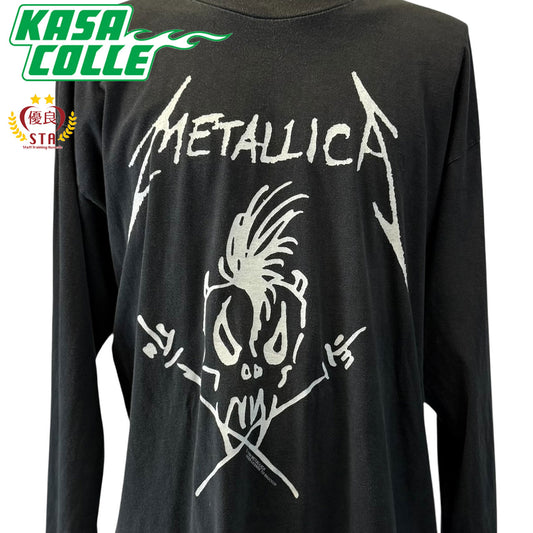[METALLICA] Metallica NOWHERE ELSE TO ROAM EUROPE TOUR '93 Vintage Long Sleeve T-Shirt (Size XL)