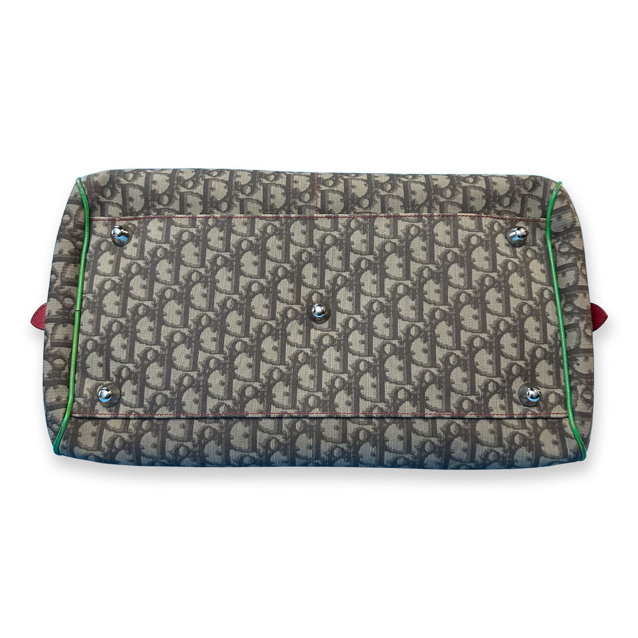 Christian Dior Trotter Boston Bag, Rasta Print PVC Boston Bag