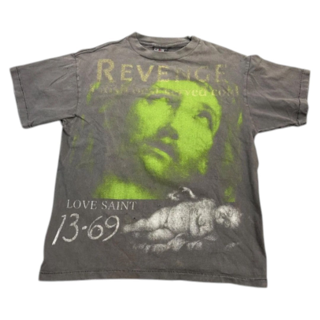 [SAINT MICHAEL] Saint Michael x Ber Ber Jin x GReeeeN Revenge Tee Vintage Black T-shirt M