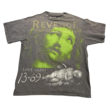 [SAINT MICHAEL] Saint Michael x Ber Ber Jin x GReeeeN Revenge Tee Vintage Black T-shirt M