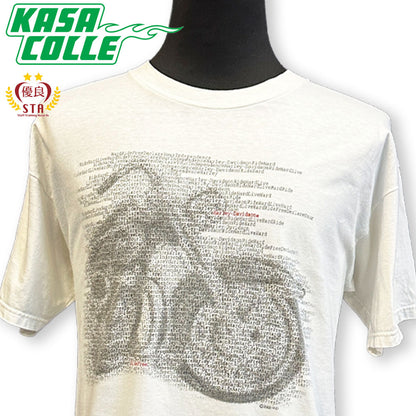 【HARLEY DAVIDSON】ハーレーダビッドソン "TYLER TEXAS" イーグルバックプリント 2002コピーライト Vintage Tシャツ XL