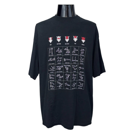 [BALENCIAGA] Balenciaga Workout Print T-shirt, Size M