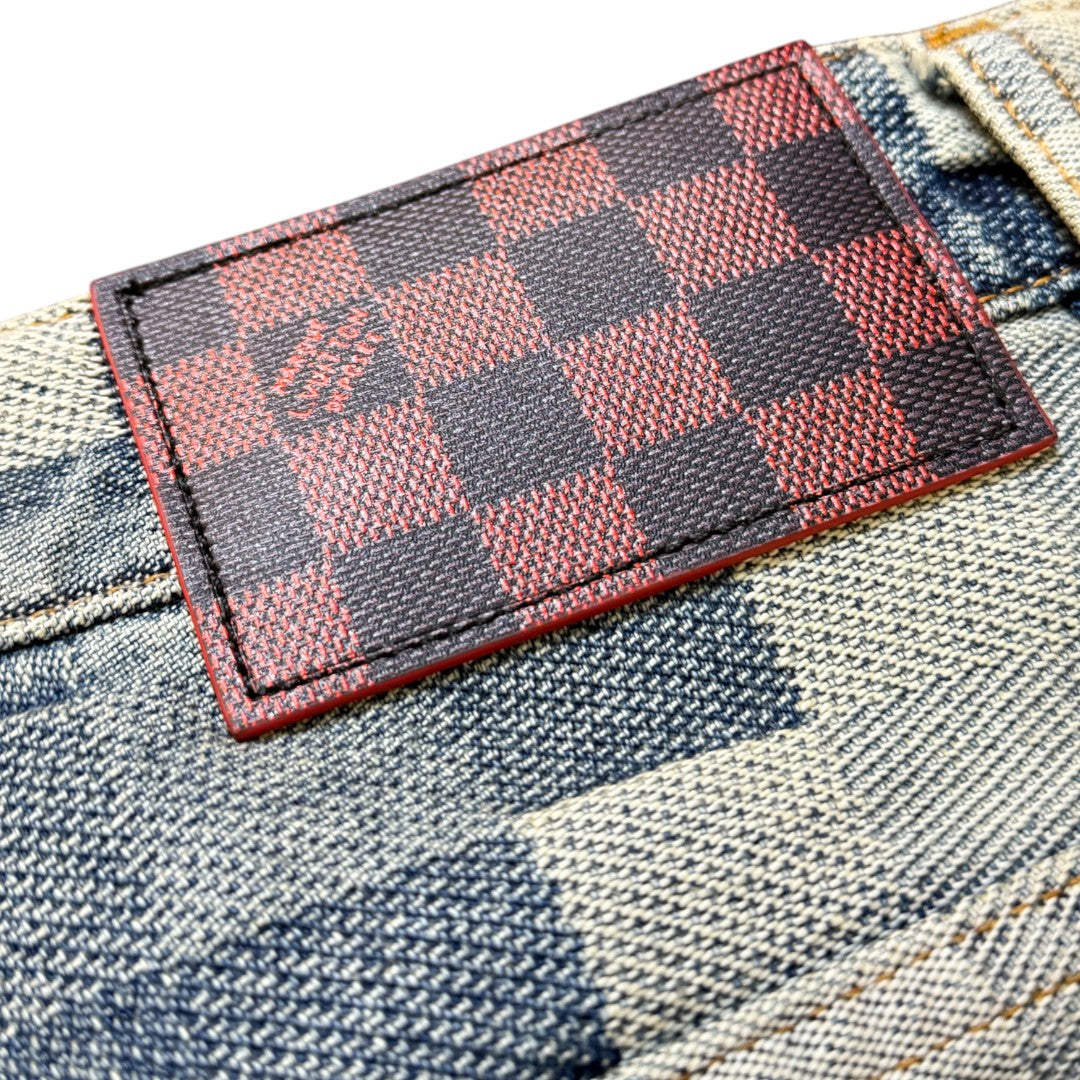 [LOUIS VUITTON] Louis Vuitton Damier Denim Skate Pants, Brand New, Unused