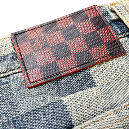 [LOUIS VUITTON] Louis Vuitton Damier Denim Skate Pants, Brand New, Unused