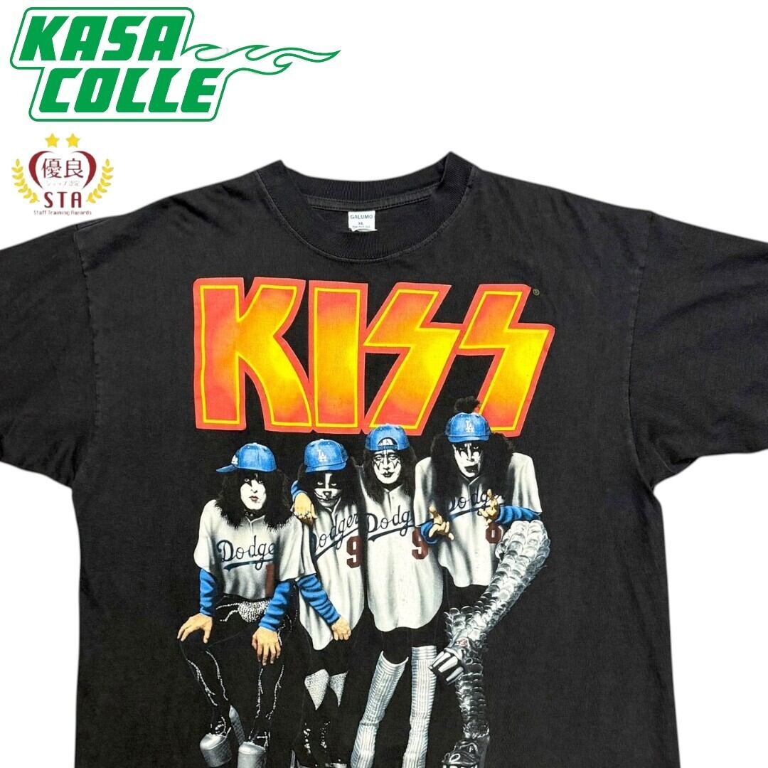 KISS Psycho Circus World Tour T-shirt, 90s Dodgers collabo, XL