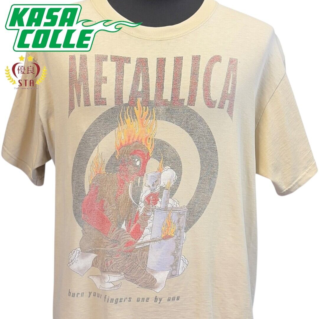 [METALICA] Metallica Vintage T-Shirt / ACME Tag / 90's / Pushead / Where the Wild Things Are / Beige