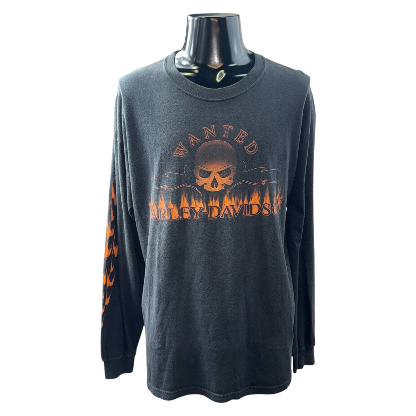 [HARLEY DAVIDSON] Harley Davidson Vintage Long Sleeve T-Shirt