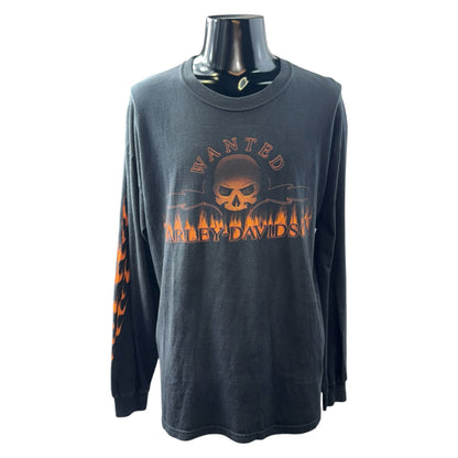 [HARLEY DAVIDSON] Harley Davidson Vintage Long Sleeve T-Shirt