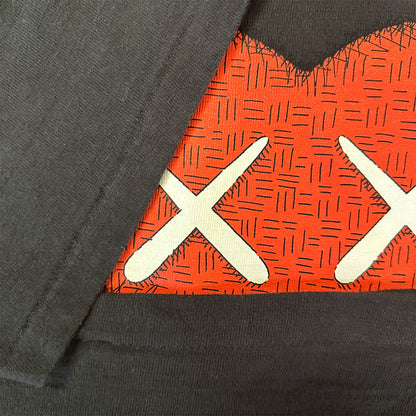 [HUMAN MADE] HUMAN MADE 21AW KAWS Collaboration Heart Print T-Shirt L