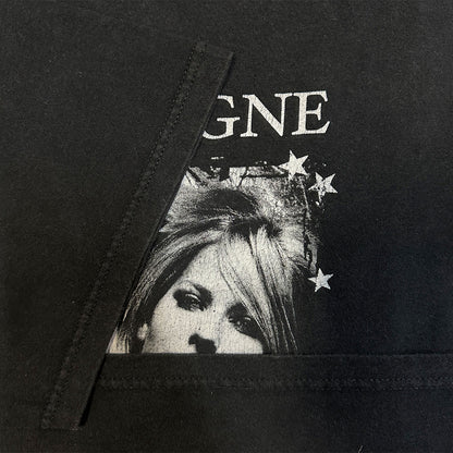 [AVRIL LAVIGNE] Avril Lavigne "THE BEST DAMN TOUR 2008" Vintage T-shirt, Size L
