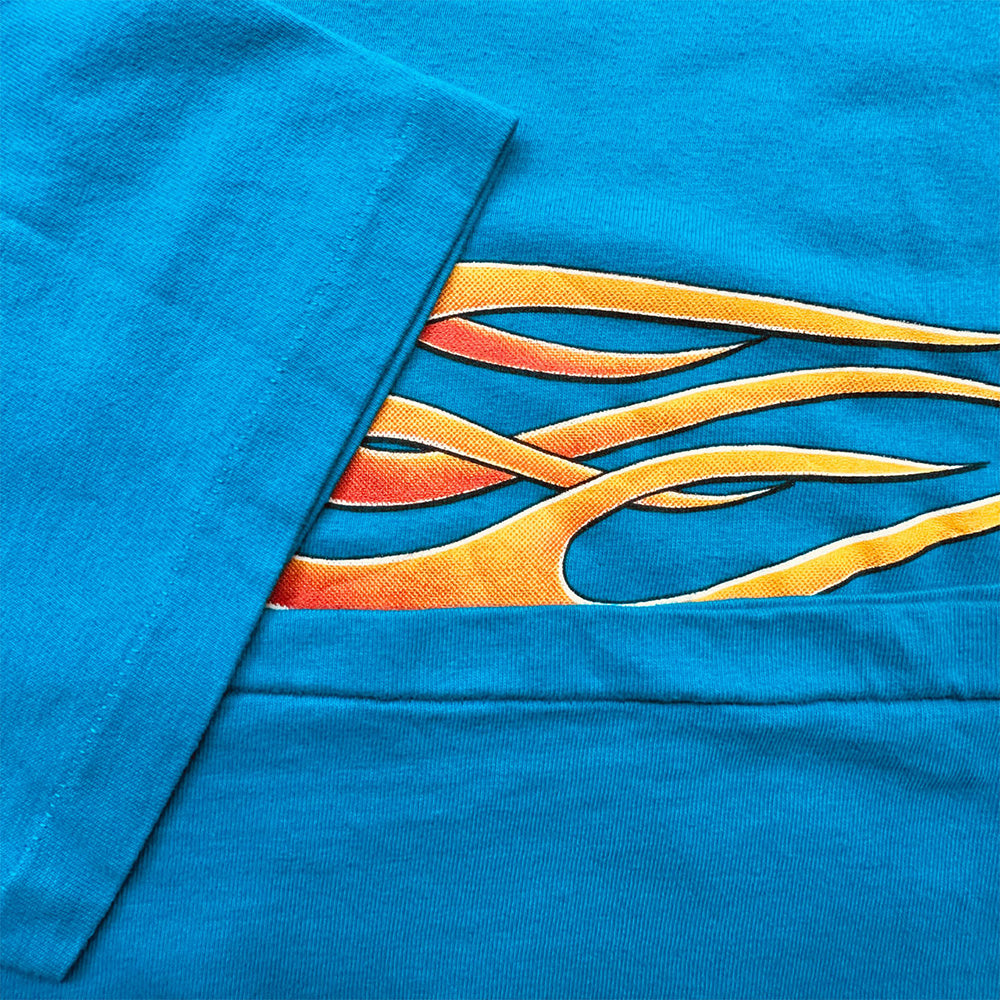【HARLEY DAVIDSON】ハーレーダビッドソン Fireball SUBURBAN 1986コピーライト USA製 Vintage Tシャツ XL
