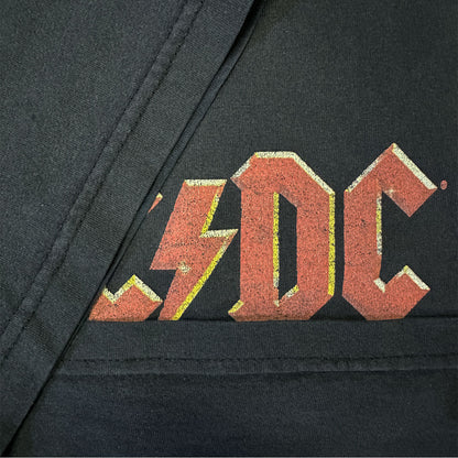 AC/DC Front Logo Fruit of the Loom Tag T-Shirt, Size XL