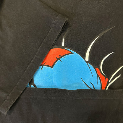 【DISNEY】 ディズニー Goofy グーフィー Trick art print Vintage Tシャツ XL相当