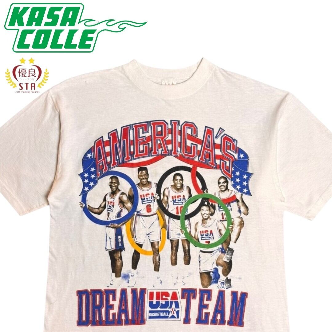 America's Dream Team 90's Vintage Original Dream Team Basketball T-Shirt, Size XL, Made in USA