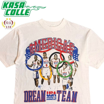 America's Dream Team 90's Vintage Original Dream Team Basketball T-Shirt, Size XL, Made in USA