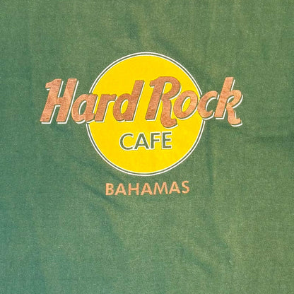 【HardRockCafe】ハードロックカフェ BAHAMAS Vintage Tシャツ グリーン L
