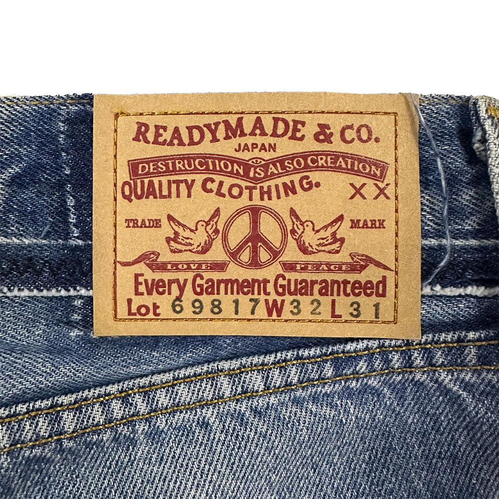 READYMADE WIDE FLARE DENIM PANTS