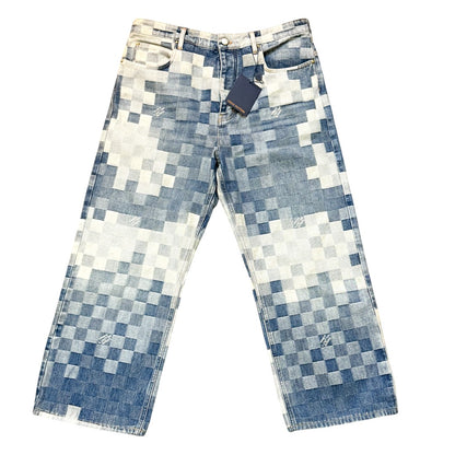 [LOUIS VUITTON] Louis Vuitton Damier Denim Skate Pants, Brand New, Unused