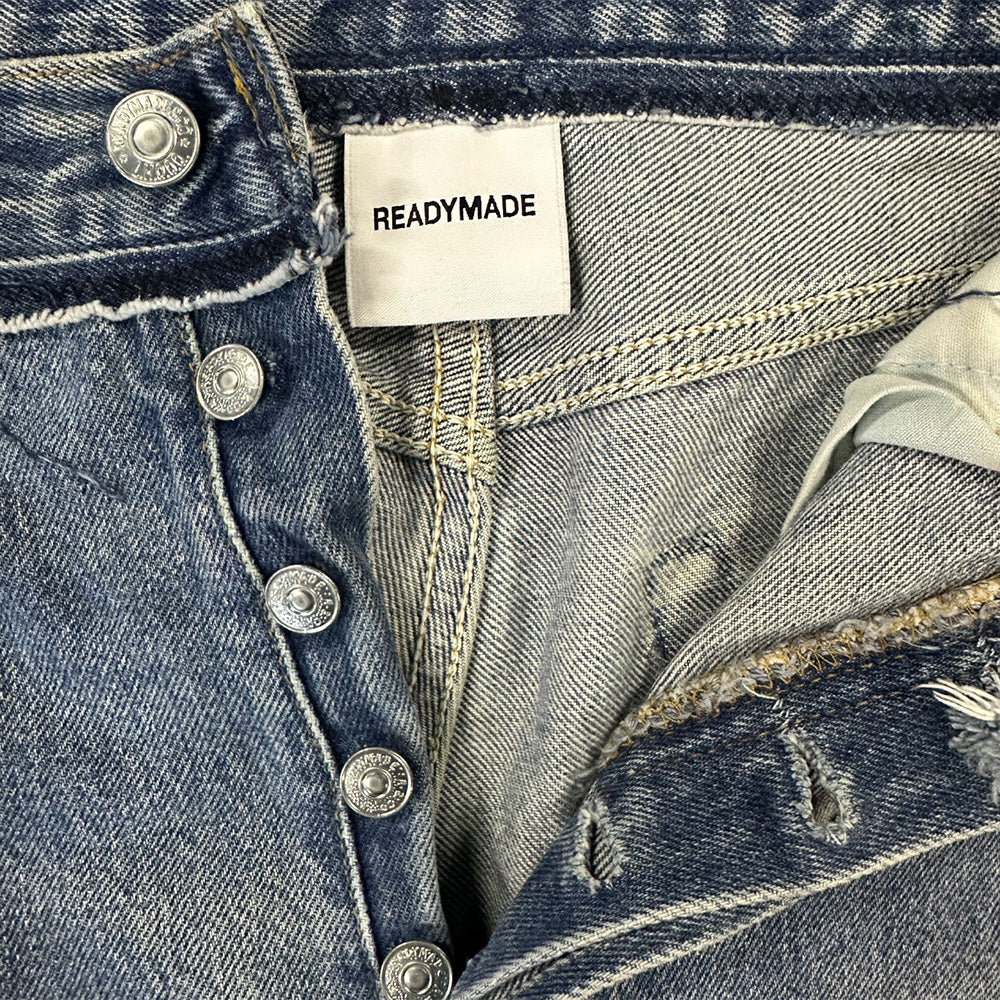 READYMADE WIDE FLARE DENIM PANTS
