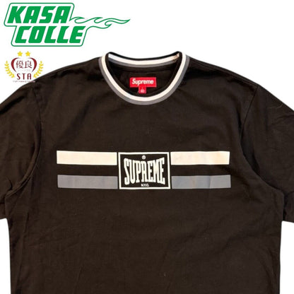 【supreme】シュプリーム ロゴプリントTシャツ ブラック L