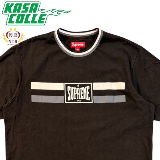 [Supreme] Supreme Logo Print T-Shirt Black L