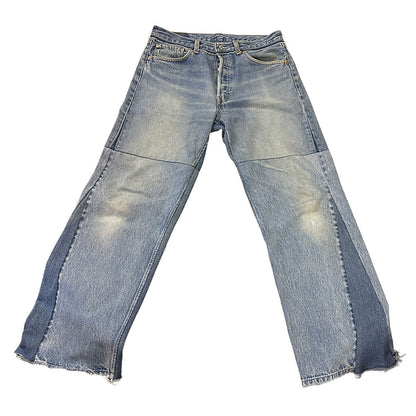 READYMADE WIDE FLARE DENIM PANTS