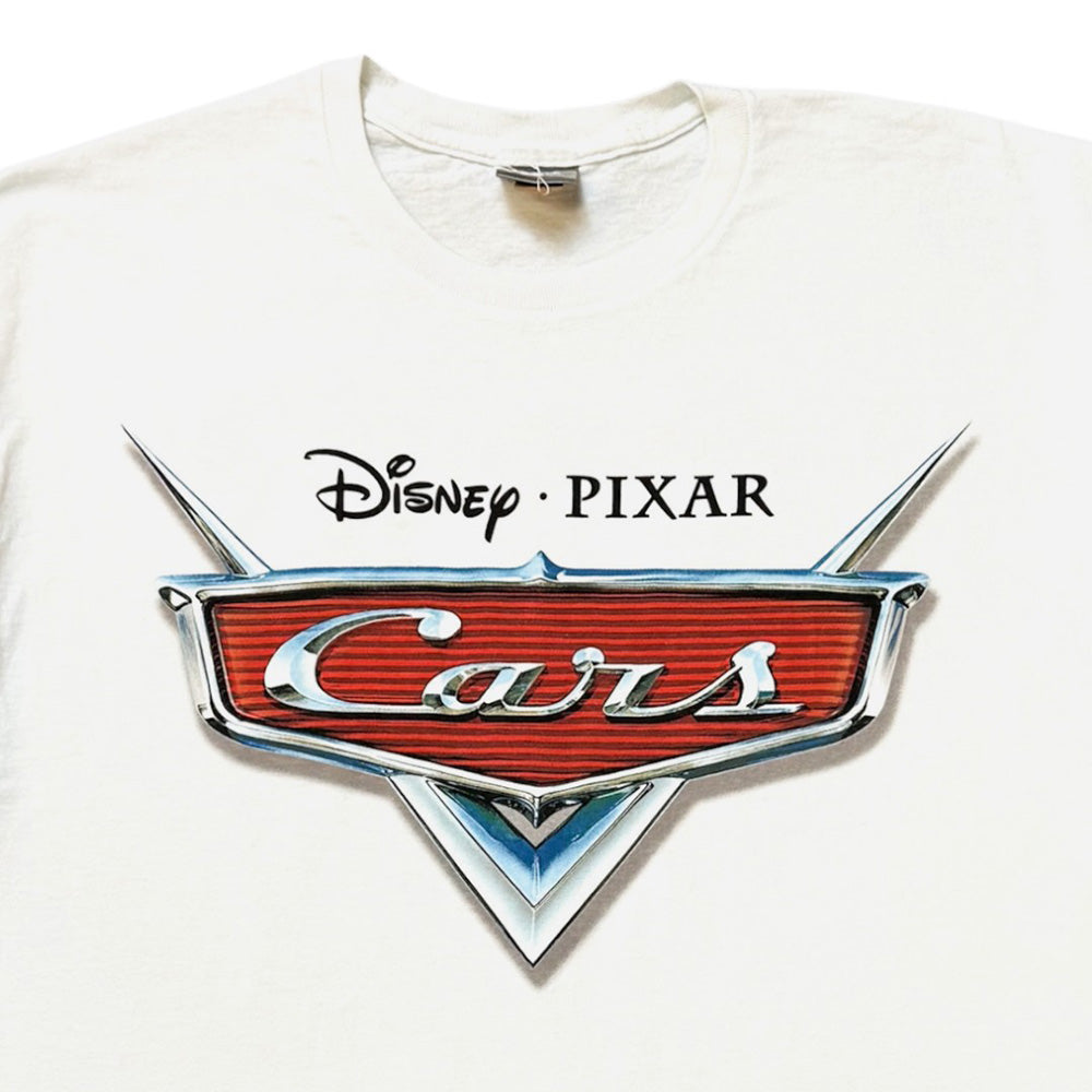 【Disney Pixer】ディズニーピクサーCARS (カーズ)ホワイトTシャツ