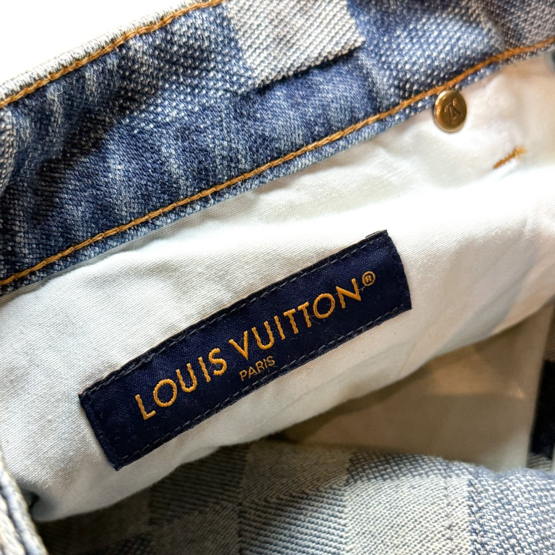 [LOUIS VUITTON] Louis Vuitton Damier Denim Skate Pants, Brand New, Unused