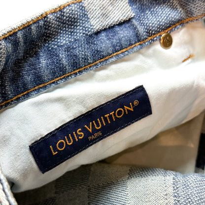 [LOUIS VUITTON] Louis Vuitton Damier Denim Skate Pants, Brand New, Unused